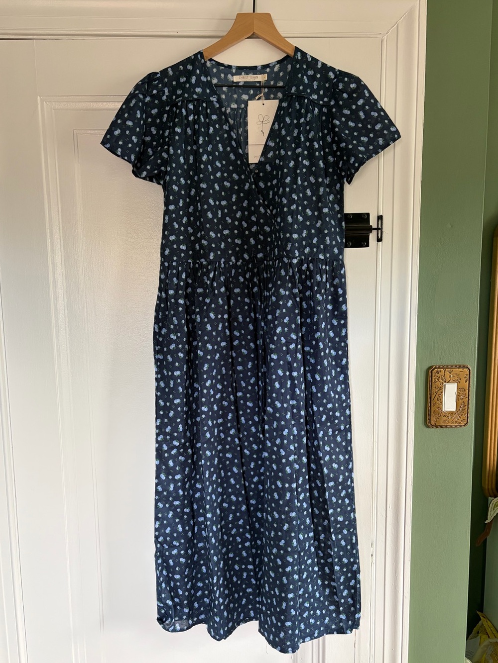 Simple Dawn Dress in Blueberry Harvest